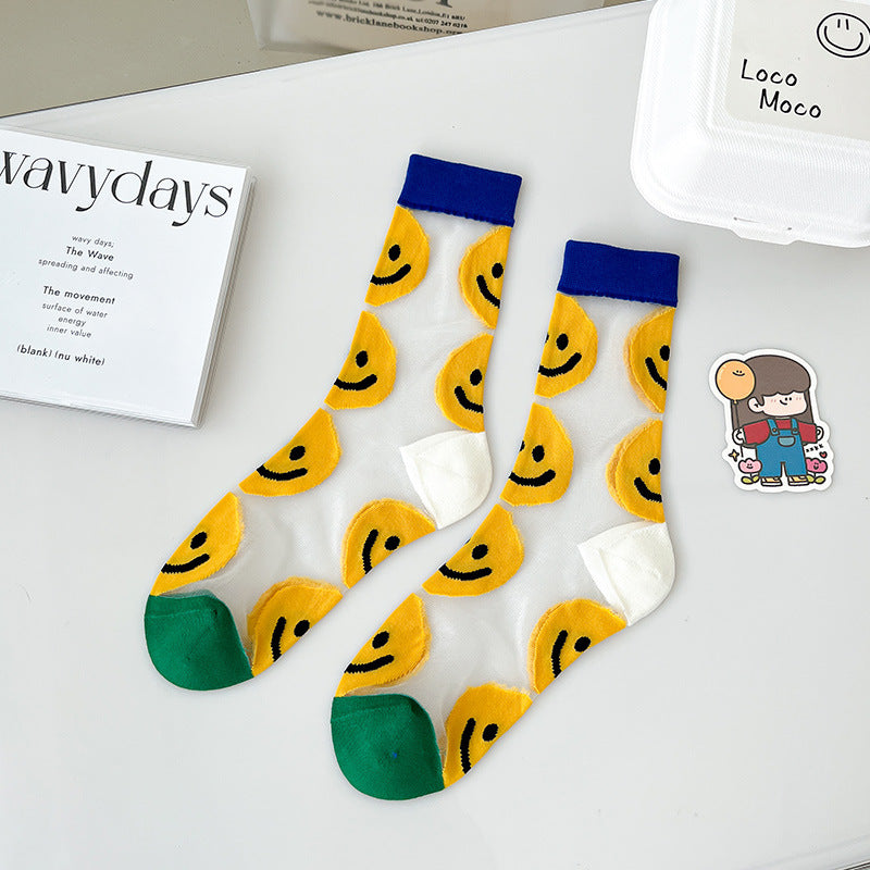 Rufia - Summer Smiley Face Socks