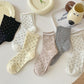 Rufia - Japanese Polka Dot Mid-Calf Socks