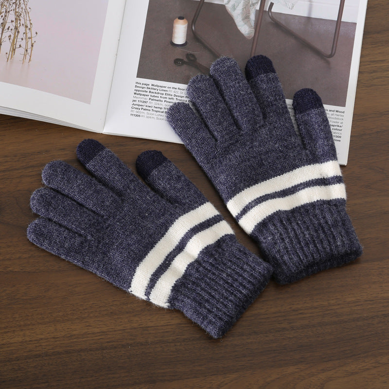 Gloving - Contrast Stripe Extended Cuff Gloves