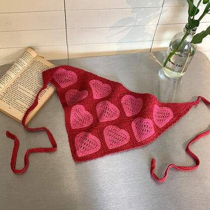 Scarvii - Heart Crochet Headband