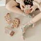 Rufia - Brown Floral Women's Socks
