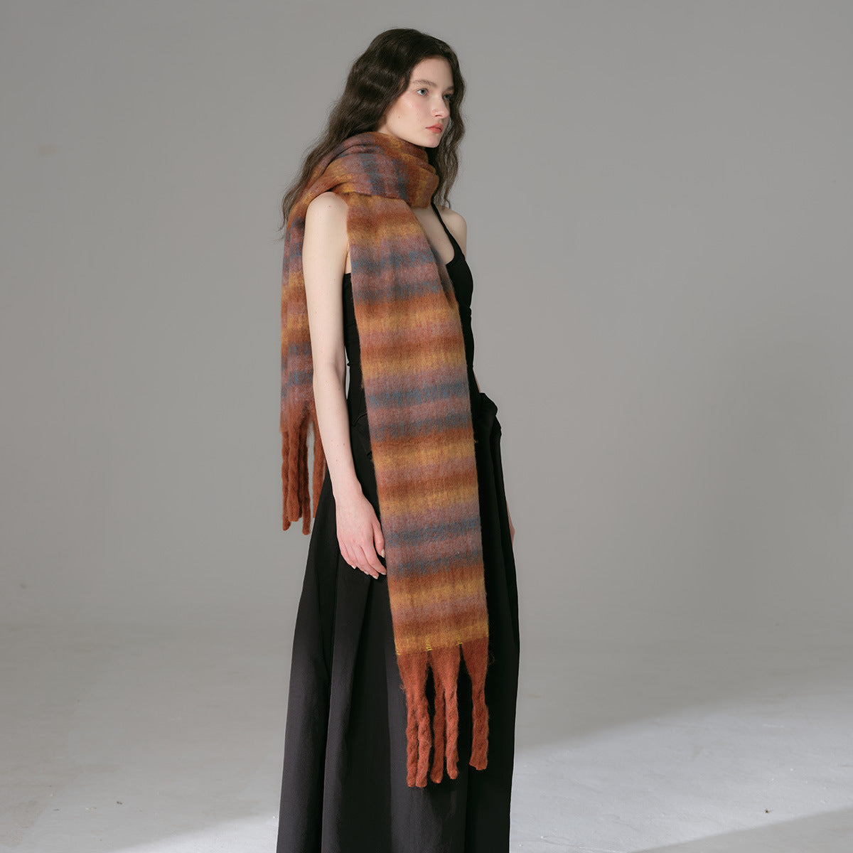 Scarvii - Vintage Long Stripe Scarf