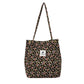 Printed Corduroy Canvas Tote Bag