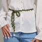 Beco - Handmade Cotton-Linen Woven Leaf Tassel Belt