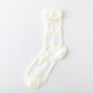 Rufia - Adorable Embroidered Sheer Socks