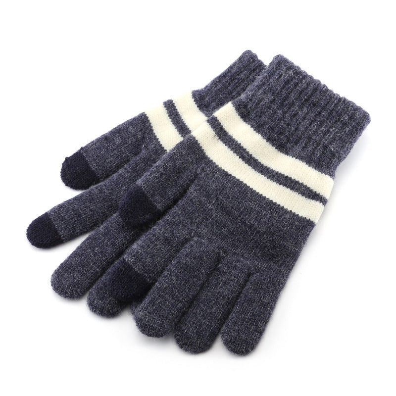 Gloving - Contrast Stripe Extended Cuff Gloves