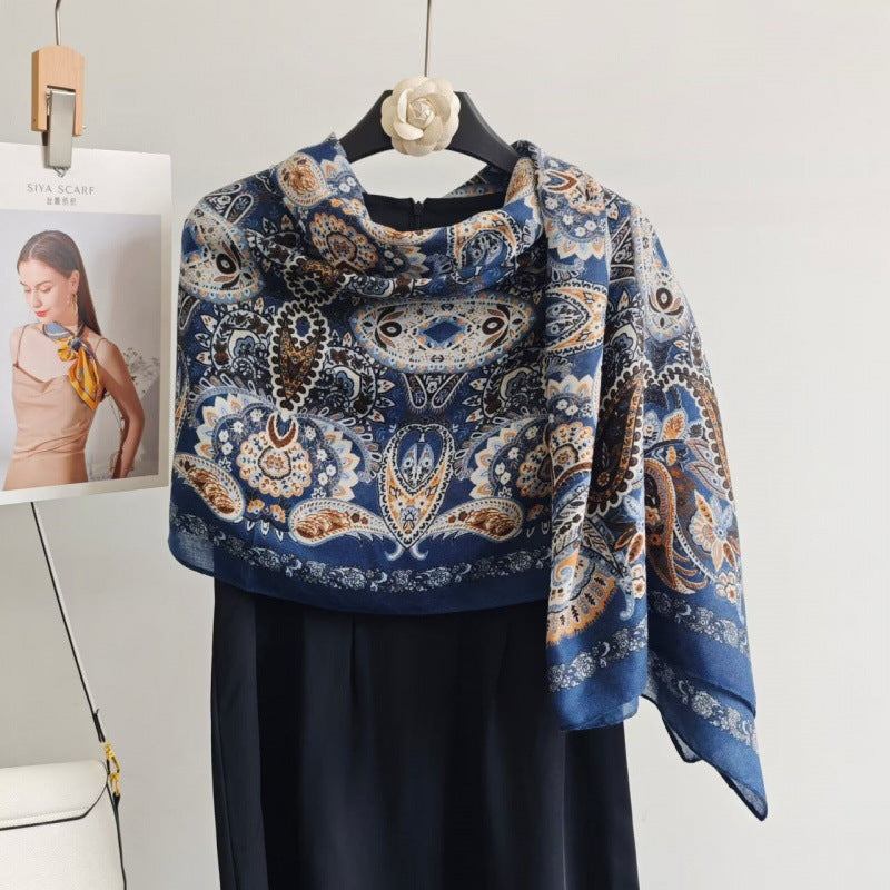 Scarvii - Paisley Floral Medallion Scarf