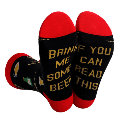 Rufia - 4 Pairs IF YOU CAN READ THIS Funny Socks