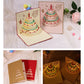 Cardoi - Birthday Cake Musical Light-Up 3D Pop-Up Greeting Card