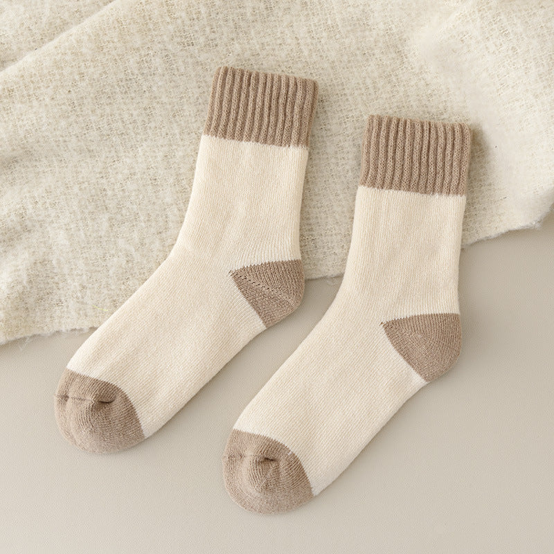 Rufia - Soft Creamy Tone Everyday Crew Socks