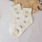 Rufia - Cute Floral Crew Socks