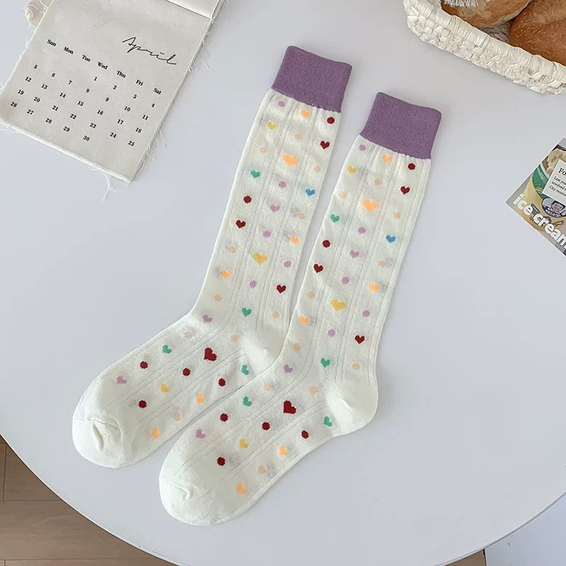 Rufia - Soft Heart Dot Crew Socks product image 7