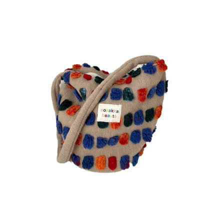 Cosbai - Colorful Plush Tote and Bucket Bag – Playful & Practical
