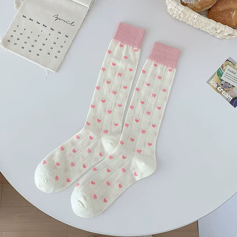 Rufia - Soft Heart Dot Crew Socks product image 8