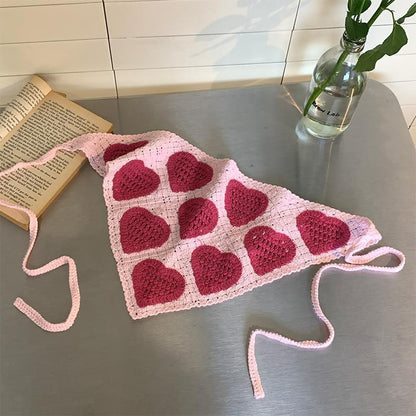 Scarvii - Heart Crochet Headband