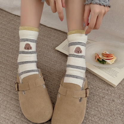 Rufia - Women's Winter Ribbed Cuff Socks