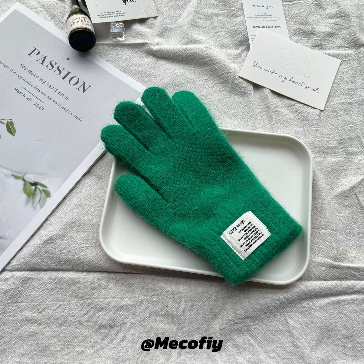Product image for Gloving - Ribbed Cuff Gloves (Green)