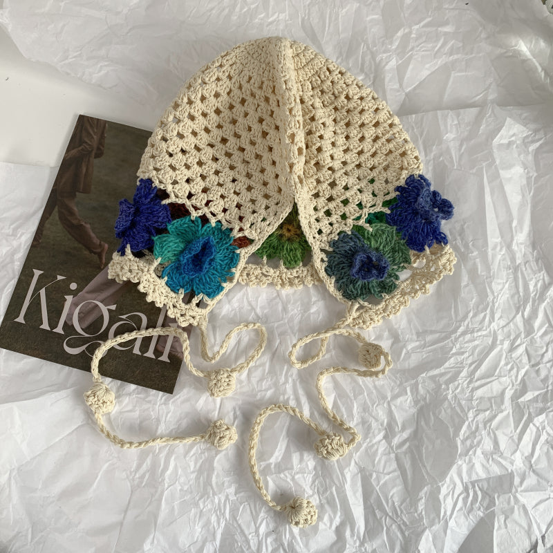 Handmade Crochet Flower Hat