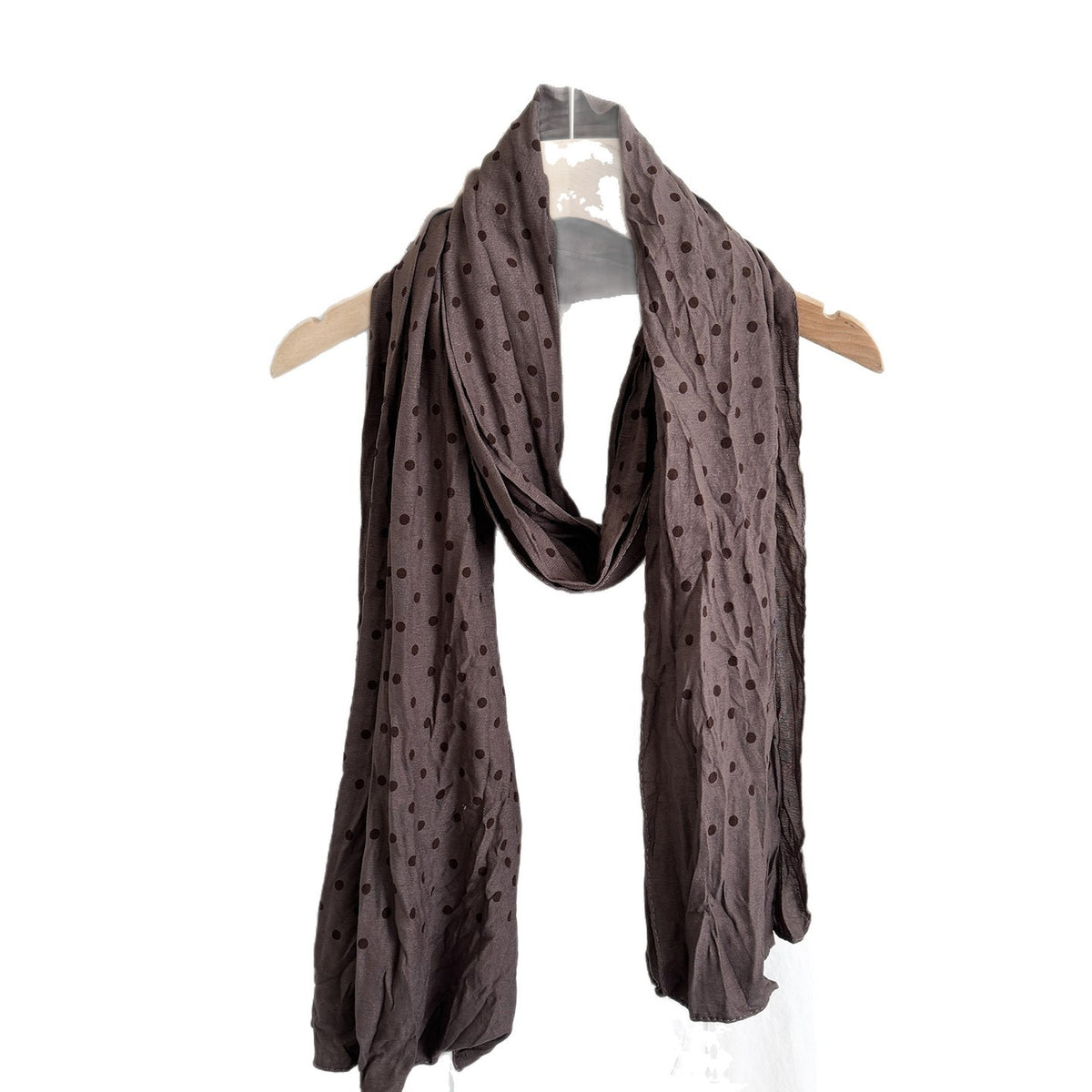 Scarvii - Polka Dot Looped Drape Scarf