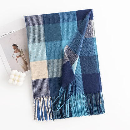 Scarvii - Plaid Trendy Cashmere-like Scarf