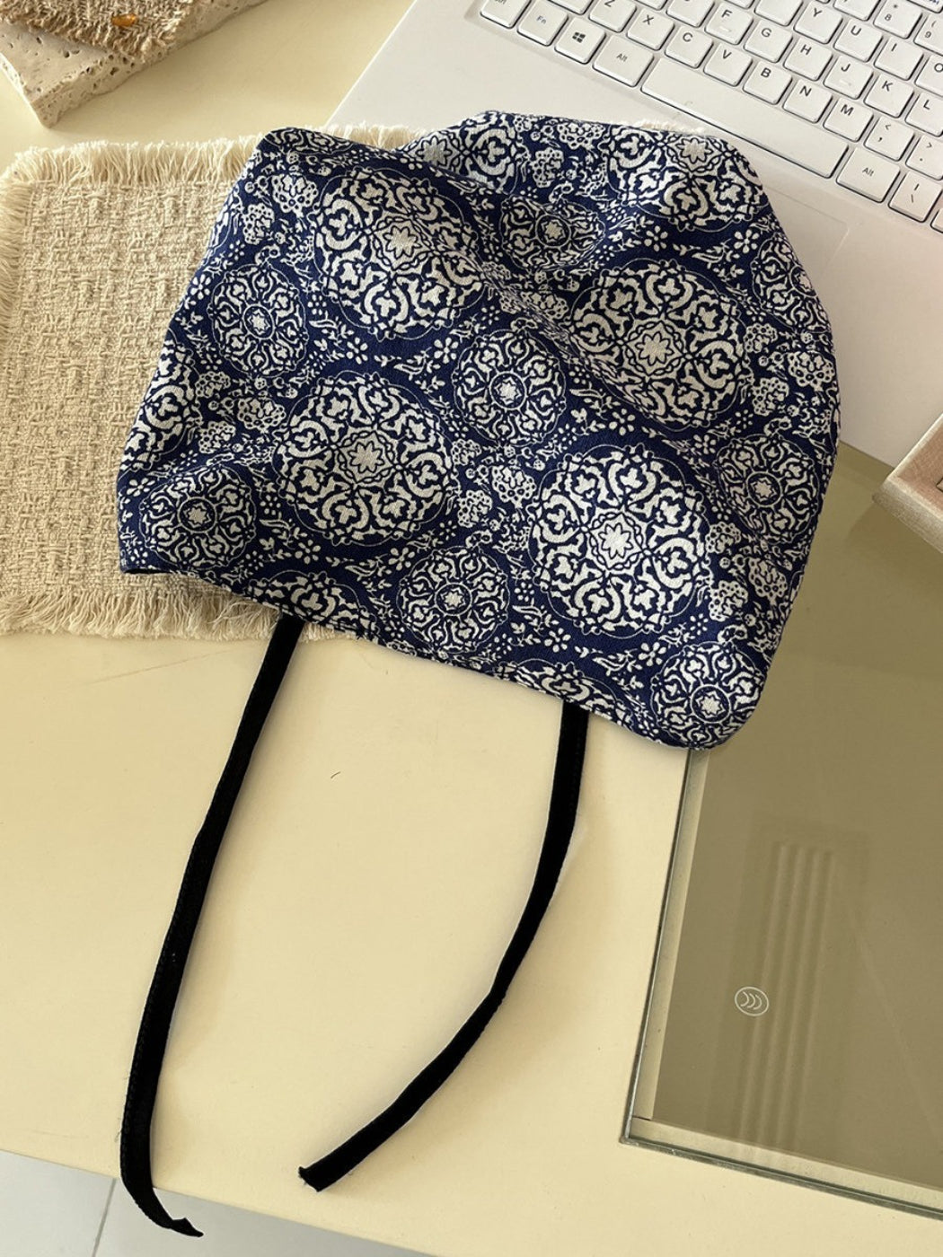 Haila Patchwork Print Bonnet Hat product image