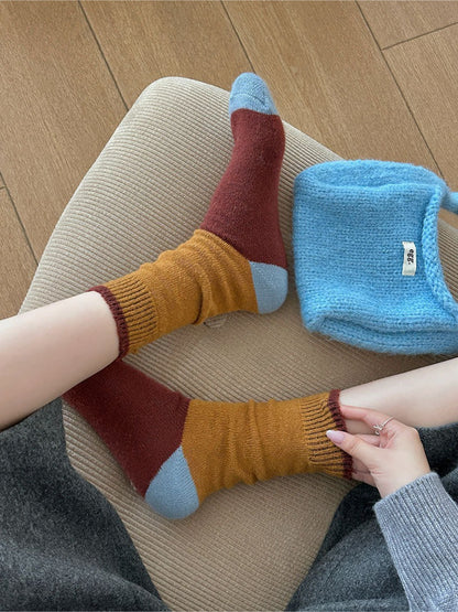 Rufia - Soft Colorblock Crew Socks