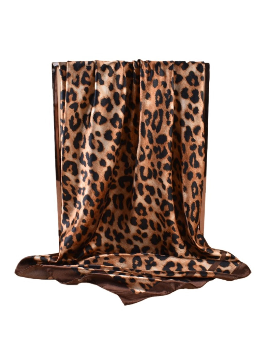 Scarvii - Square Scarf with Leopard Print