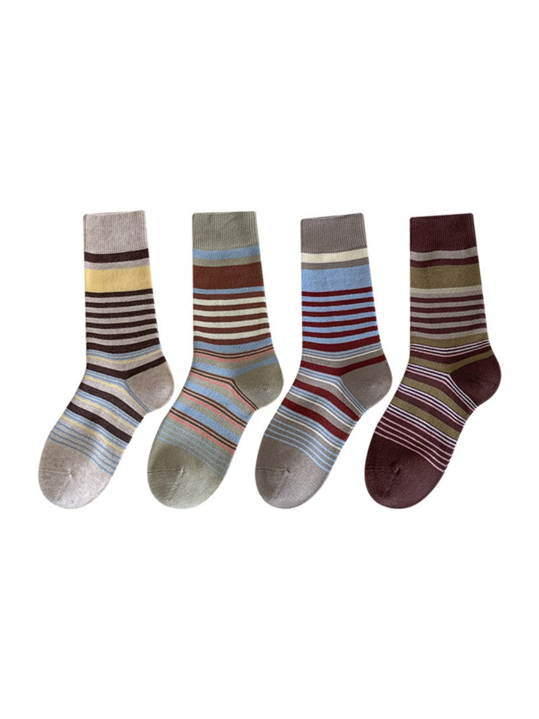 Rufia - Graphic Knit Crew Socks