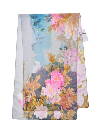 Scarvii - Vibrant Peony Print Scarf - Light & Feminine