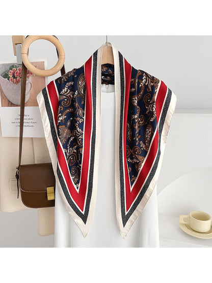Scarvii Retro Paisley Triangle Scarf