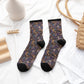 Rufia - 3D Floral Pattern Spring Autumn Mid-Calf Socks