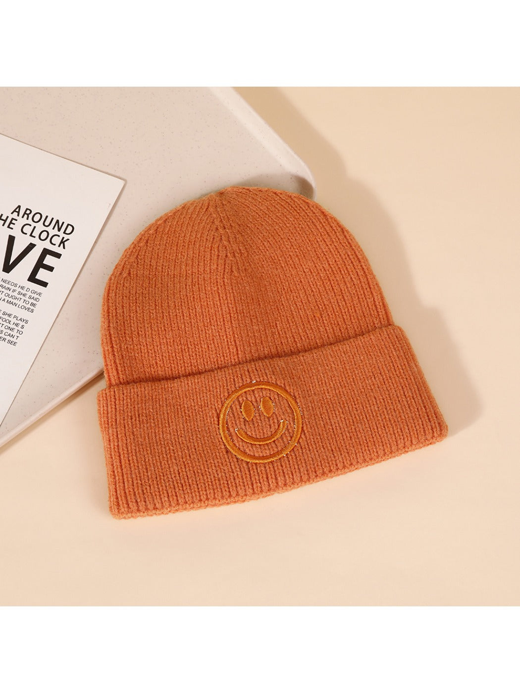 Haila - Winter Knitted Beanie with Smiling