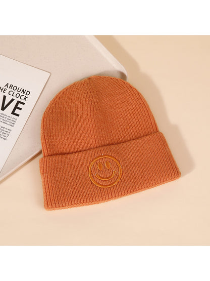 Haila - Winter Knitted Beanie with Smiling