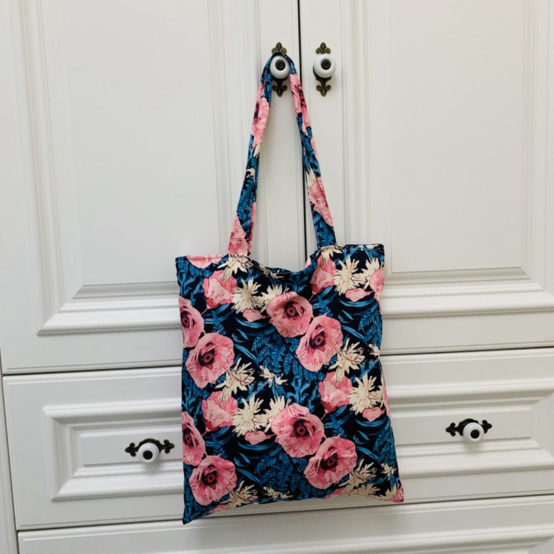 Cosbai - Pink Floral Pattern Shoulder Bag