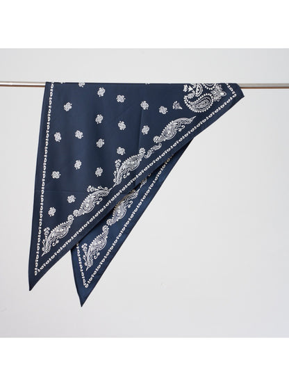 Scarvii - Elegant Printed Border Triangle Bandana
