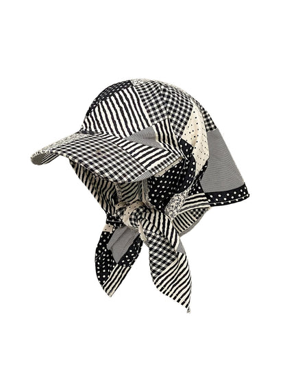 Haila - Patchwork Print Headscarf Cap