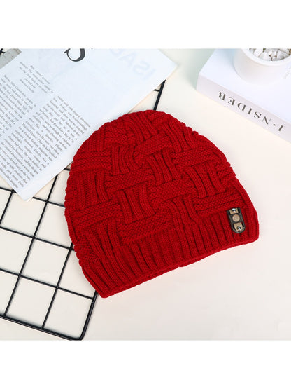 Haila - Elderly Unisex Thermal Ear-Flap Knitted Beanie