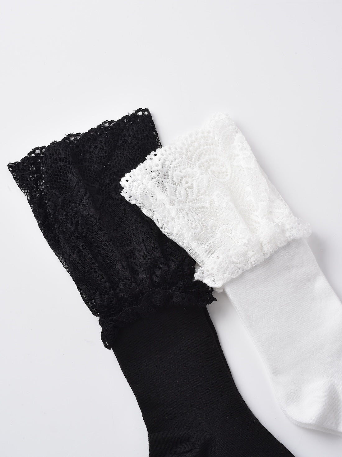 Rufia - Lace Trim Soft Crew Socks product image 6