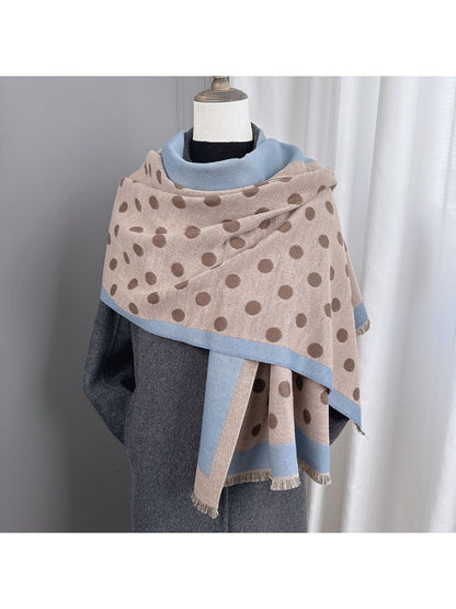 Scarvii - Soft Reversible Polka Dot Scarf