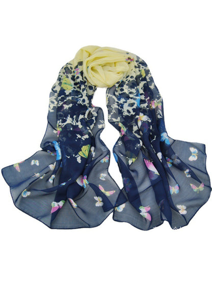 Scarvii - Spring Summer Butterfly Print Scarf