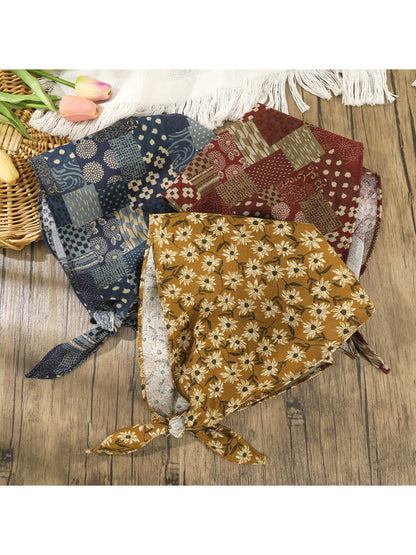 Scarvii Floral Bandana Style Headband