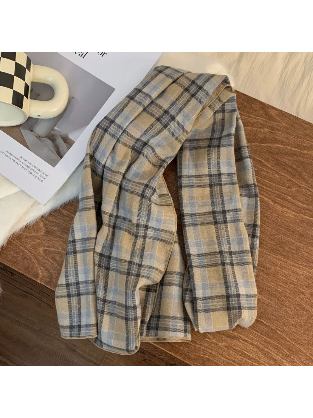 Scarvii - Vintage Check Plaid Scarf