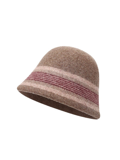 Haila – Color Block Stripe Bucket Hat