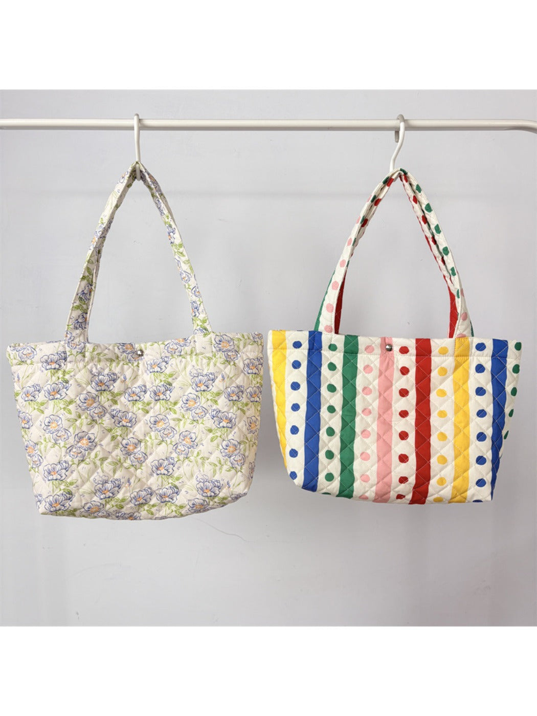 Cosbai – Quilted Cartoon Tote Bag