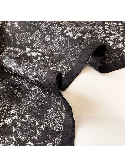 Scarvii - Painterly Floral Fashion Square Scarf