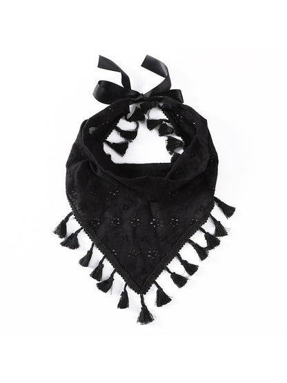 Scarvii Lace Floral Tassel Headband