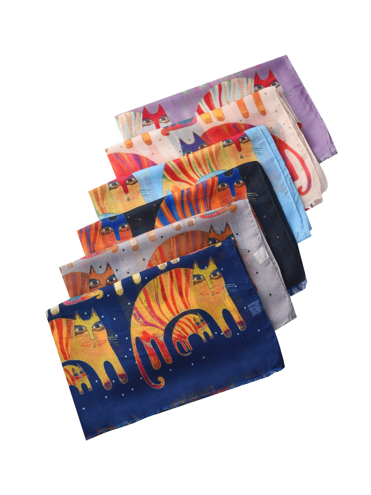 Scarvii – Abstract Cat Print Scarf