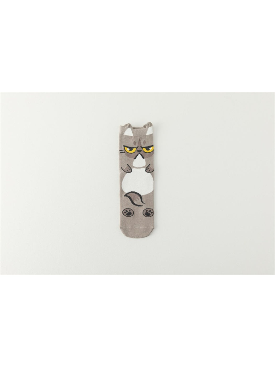 Rufia - Playful Kitty Faces Crew Socks