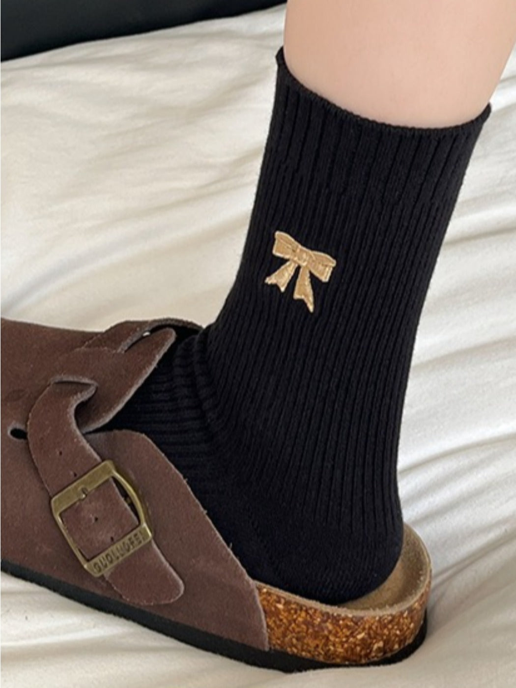 Rufia - Cute Winter Socks with Cartoon Bow Patterns