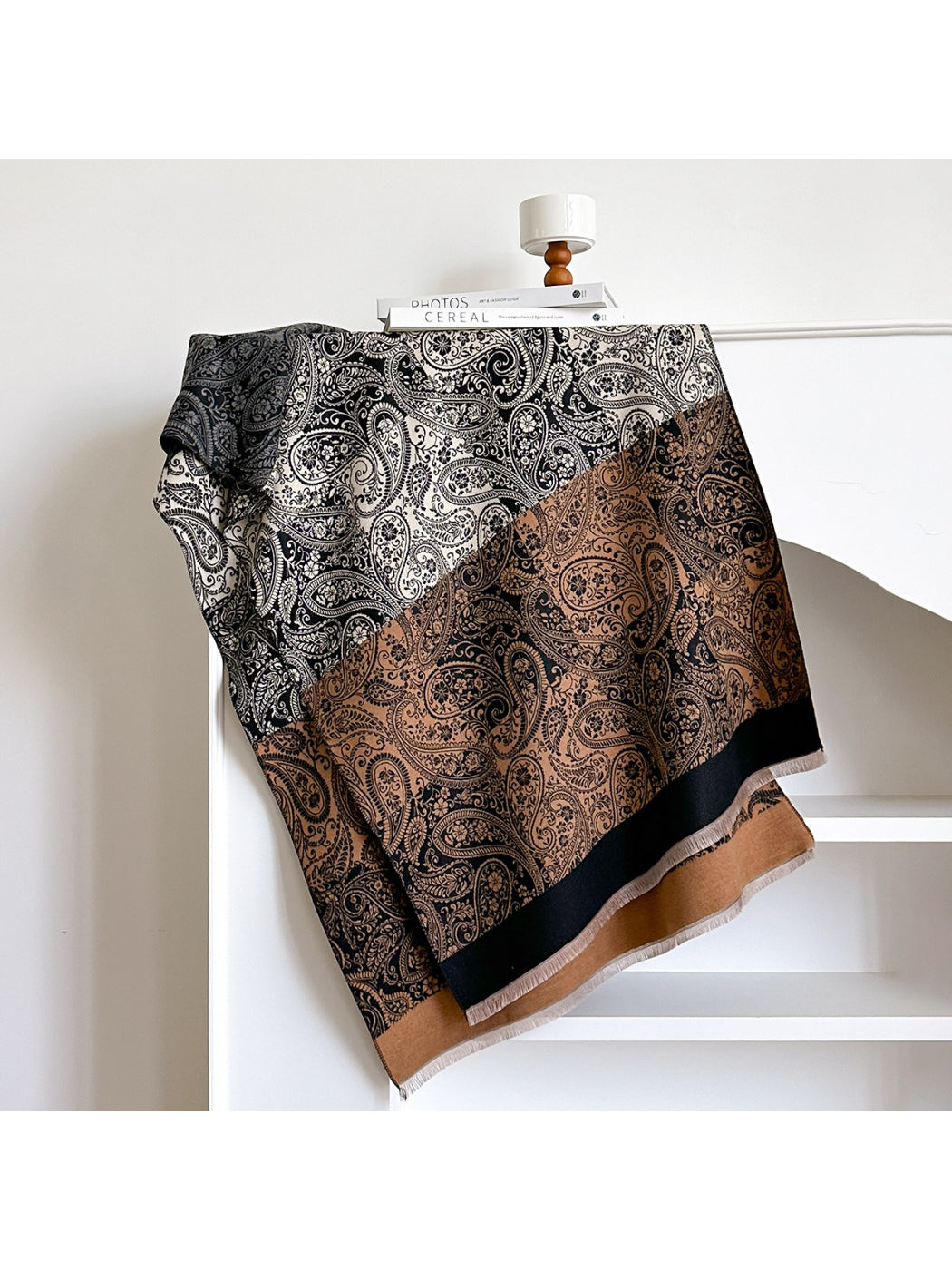 Scarvii – Vintage Paisley Pattern Winter Scarf & Shawl